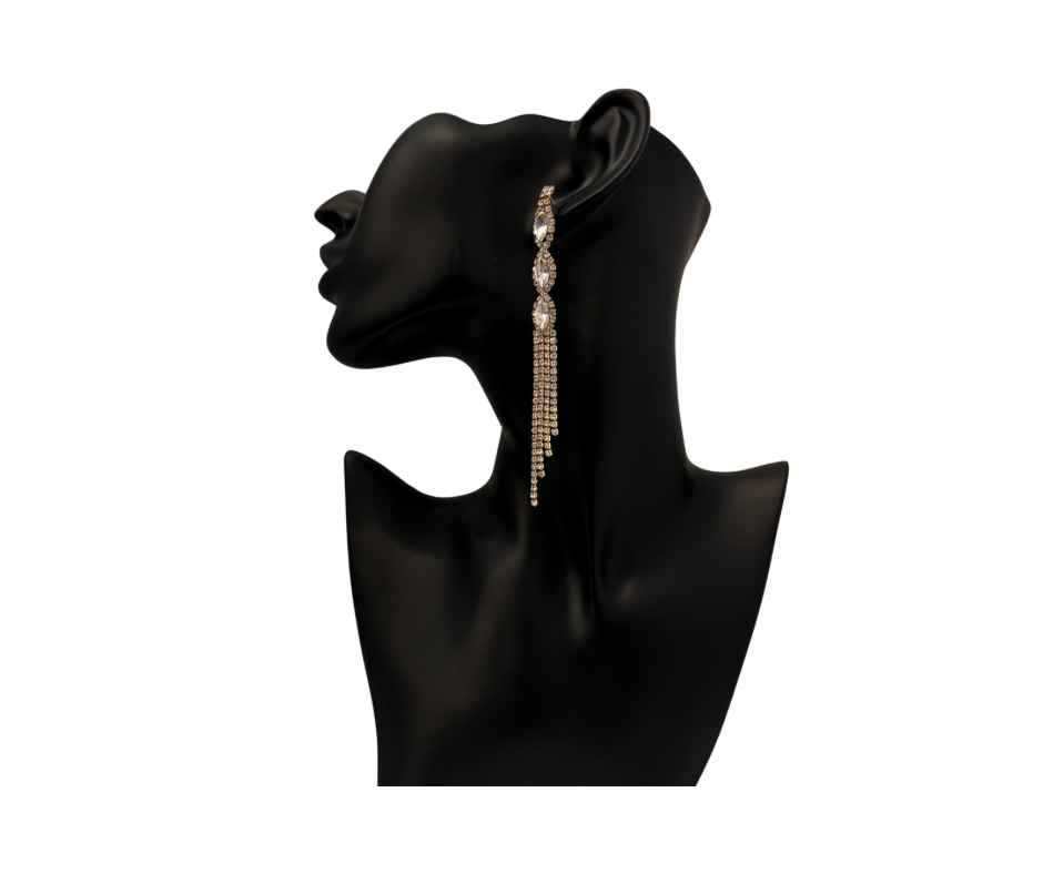 Diamond Gem Earrings