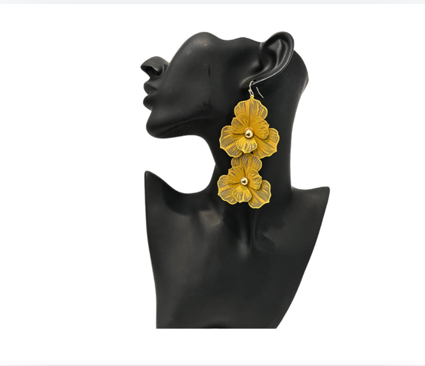 Marigold Petal Earrings