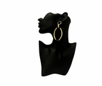 Gold/Black Earring