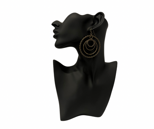 Bronze Hoop Earrings