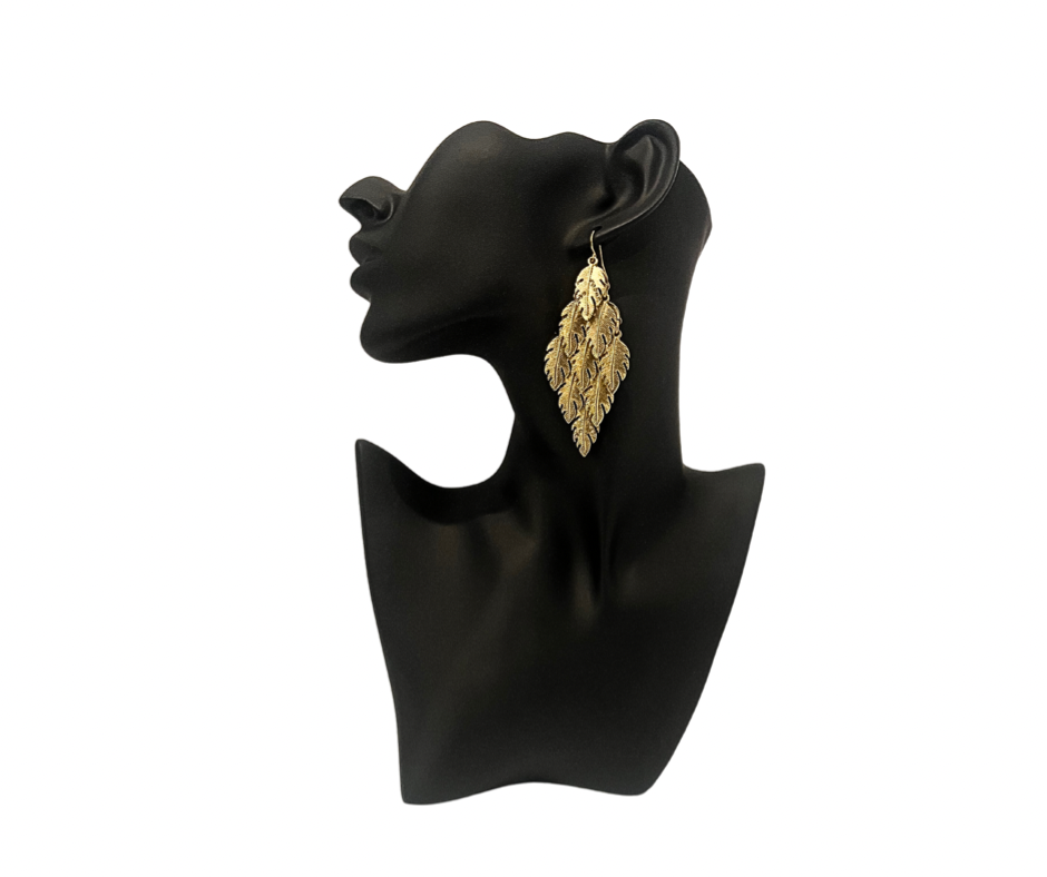 Gold Leaf Earring