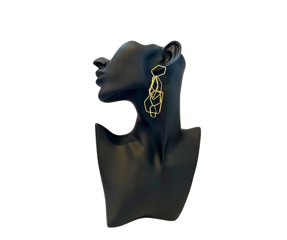 Gold Tangle Earring