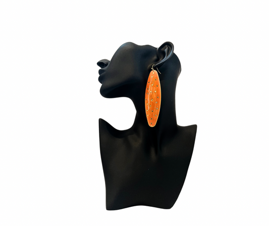 Orange Glow Earrings