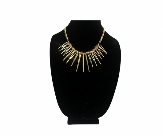 Gold Spike Necklace