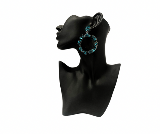 Blue Glam Earring