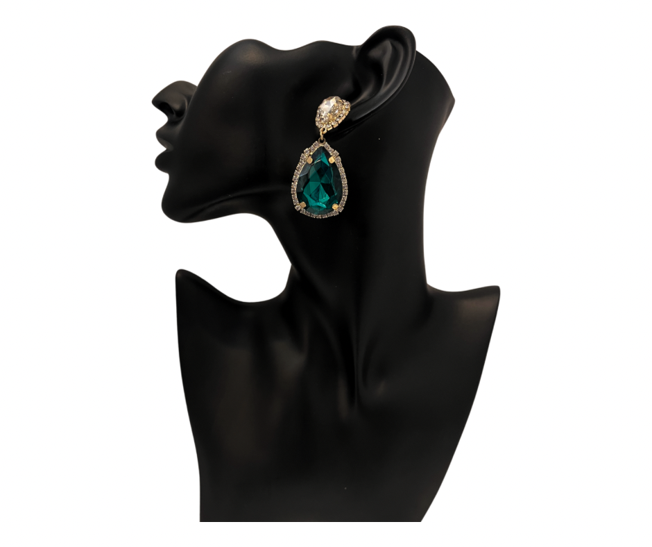Green Emerald Earrings