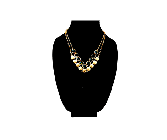 Black and Cream Necklace