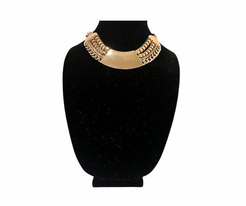 Gold Metal Chain Necklace