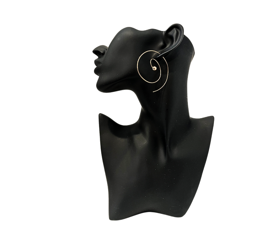 Swirl Hoop Earrings