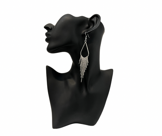 Silver Zazzle Earrings