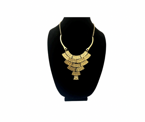 Gold Texture Necklace