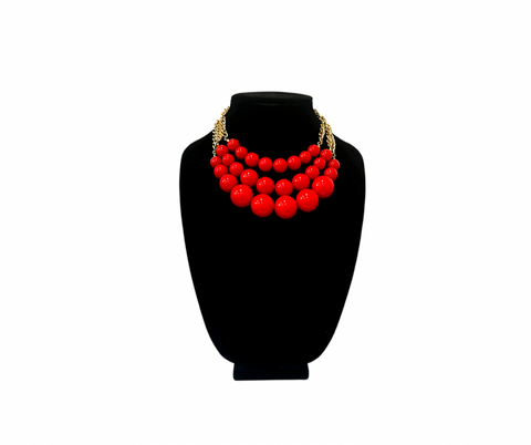 Red Bauble Necklace
