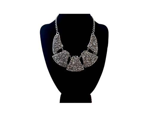 The Pewter Glitter Necklace