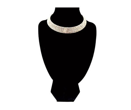 Faux Diamond Choker