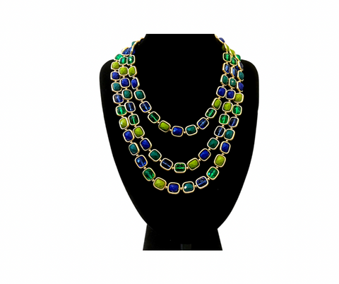 Multi Color Bead Necklace