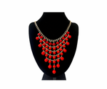 Red Cascade Necklace